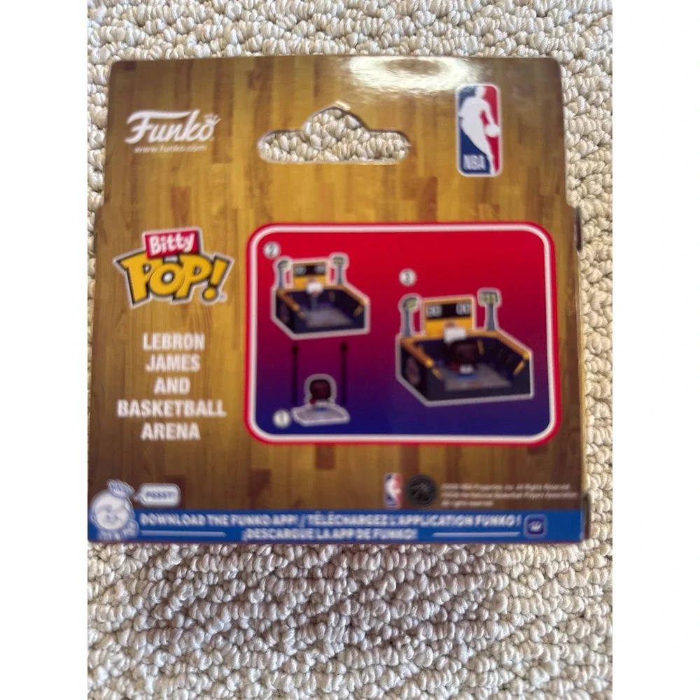 Funko Bitty Pop Town LeBron James Los Angeles Lakers Basketball Arena Figure